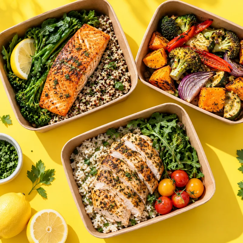 Meal delivery advertising concept for LUNCH CLUB